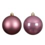 Shatterproof Bauble Mix – Vintage Pink – 6 Pack